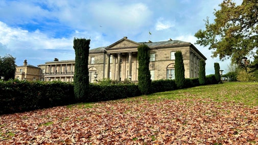 View of the Mansion in Autumn, Tatton Park, Cheshire